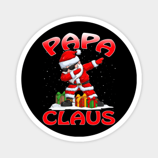 Papa Santa Claus Christmas Matching Costume Magnet